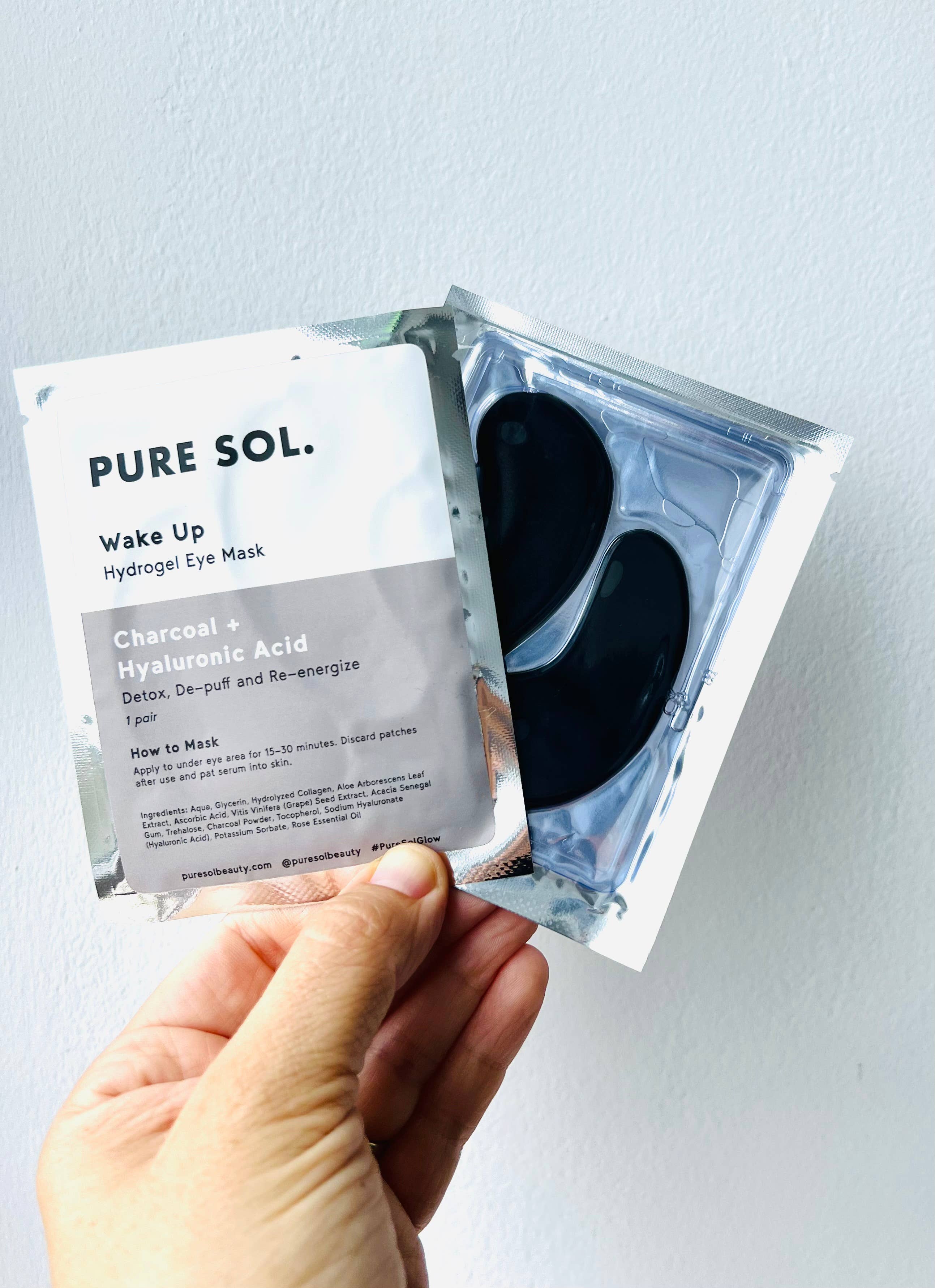 Eye Mask | Wake Up Charcoal + Hyaluronic Acid