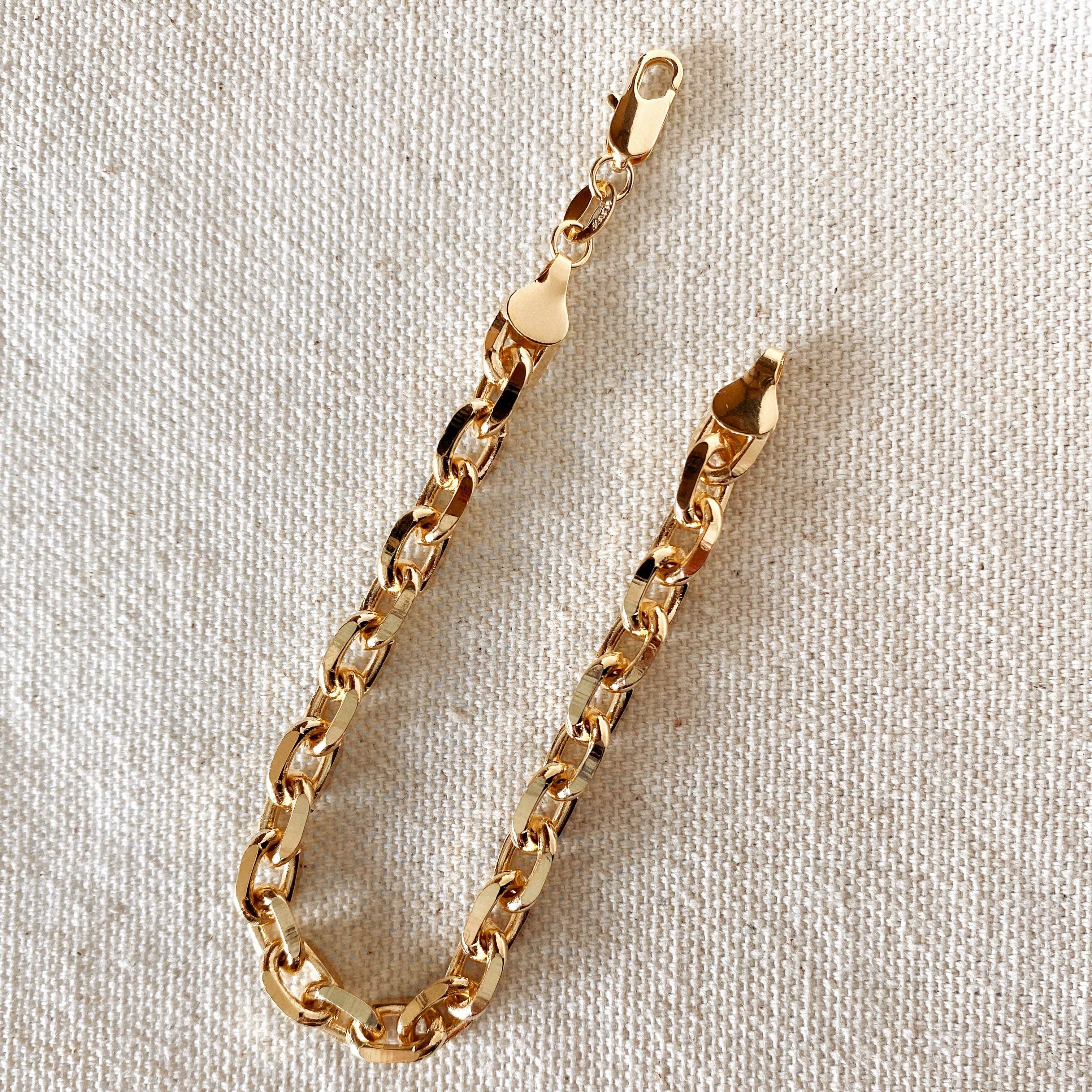 Gold Link Bracelet