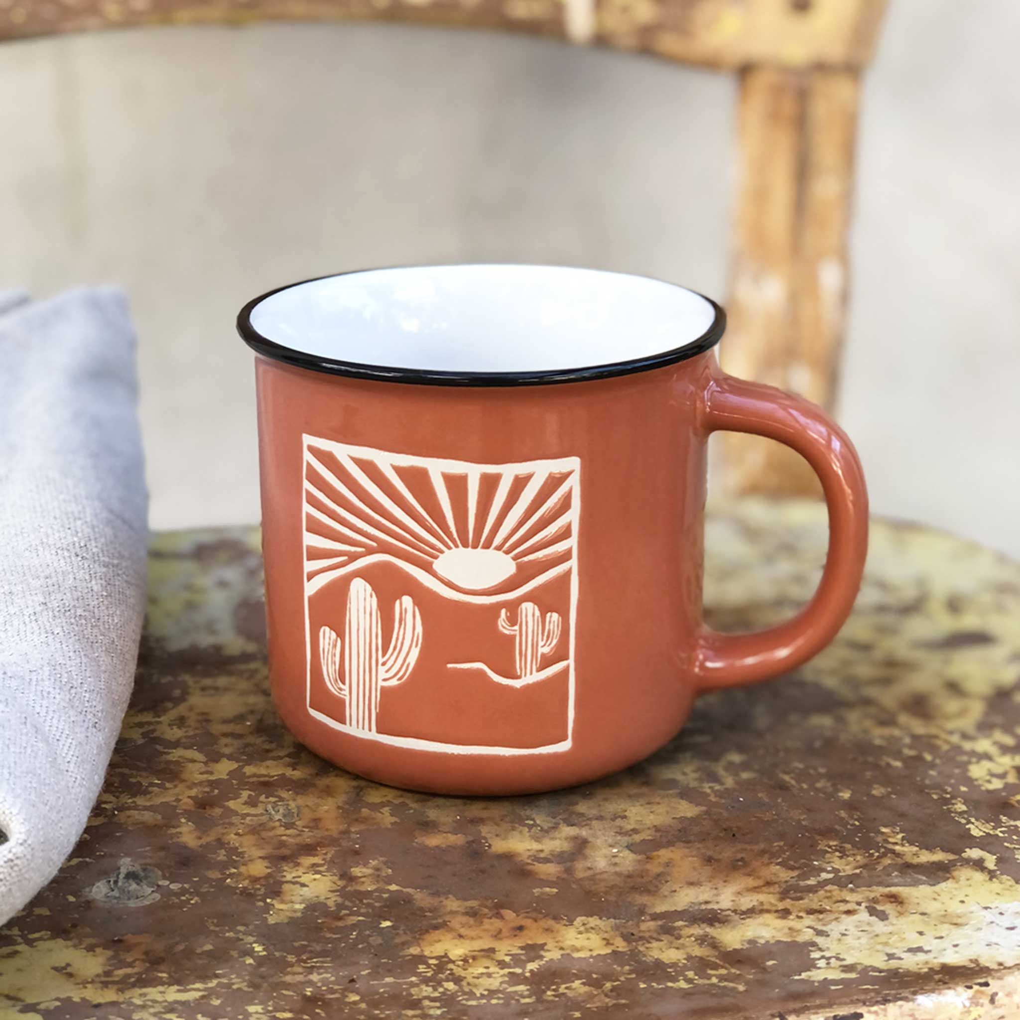 Desert Sunrise Camp Mug