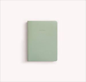 Notebook | A6 Vegan Leather - Moss