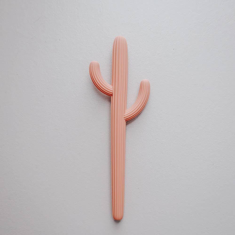 Cactus Teether: Coral