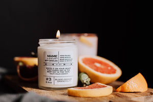 Soy Candle | Blood Orange, Grapefruit Candle