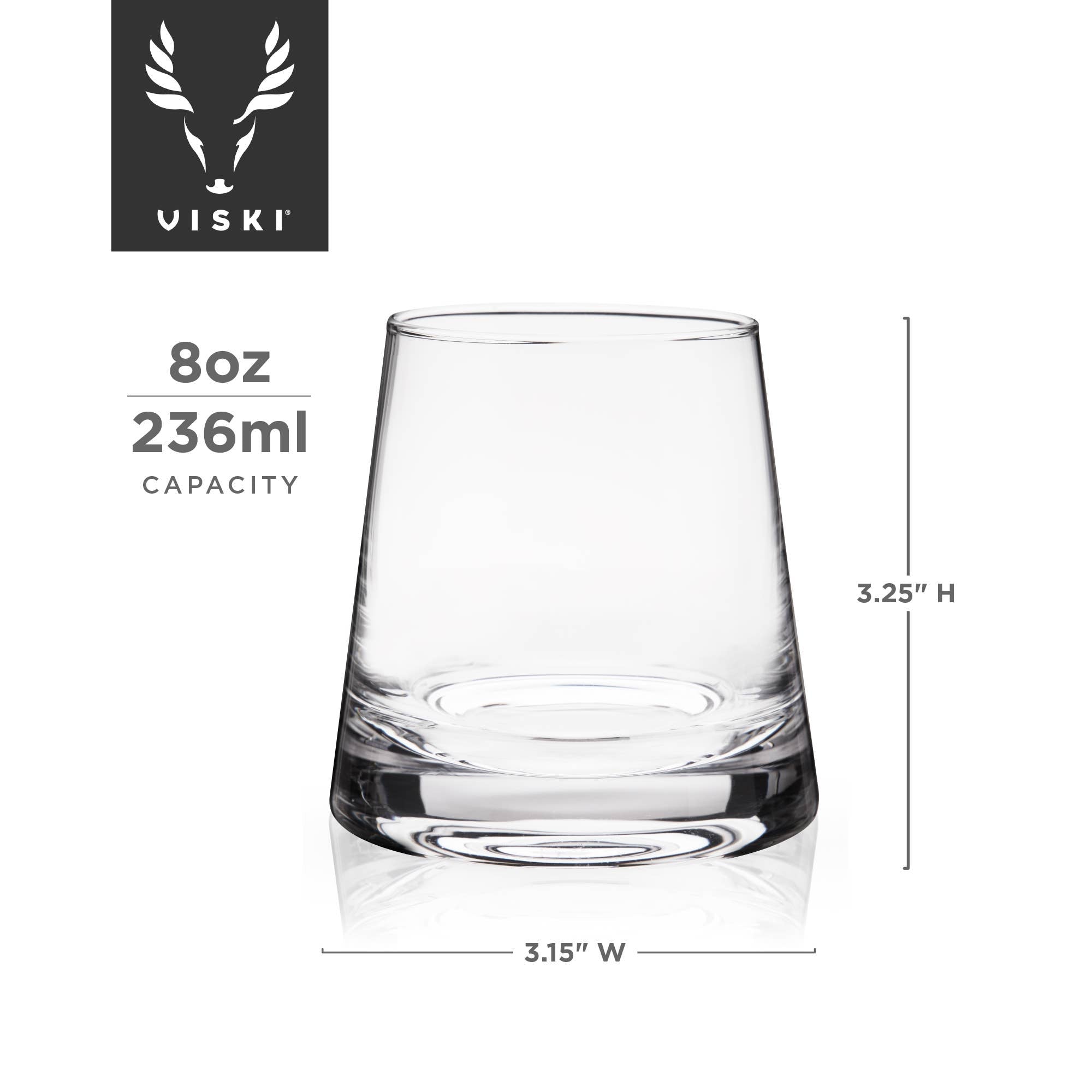 Whiskey Glasses - Crystal - Set of 2