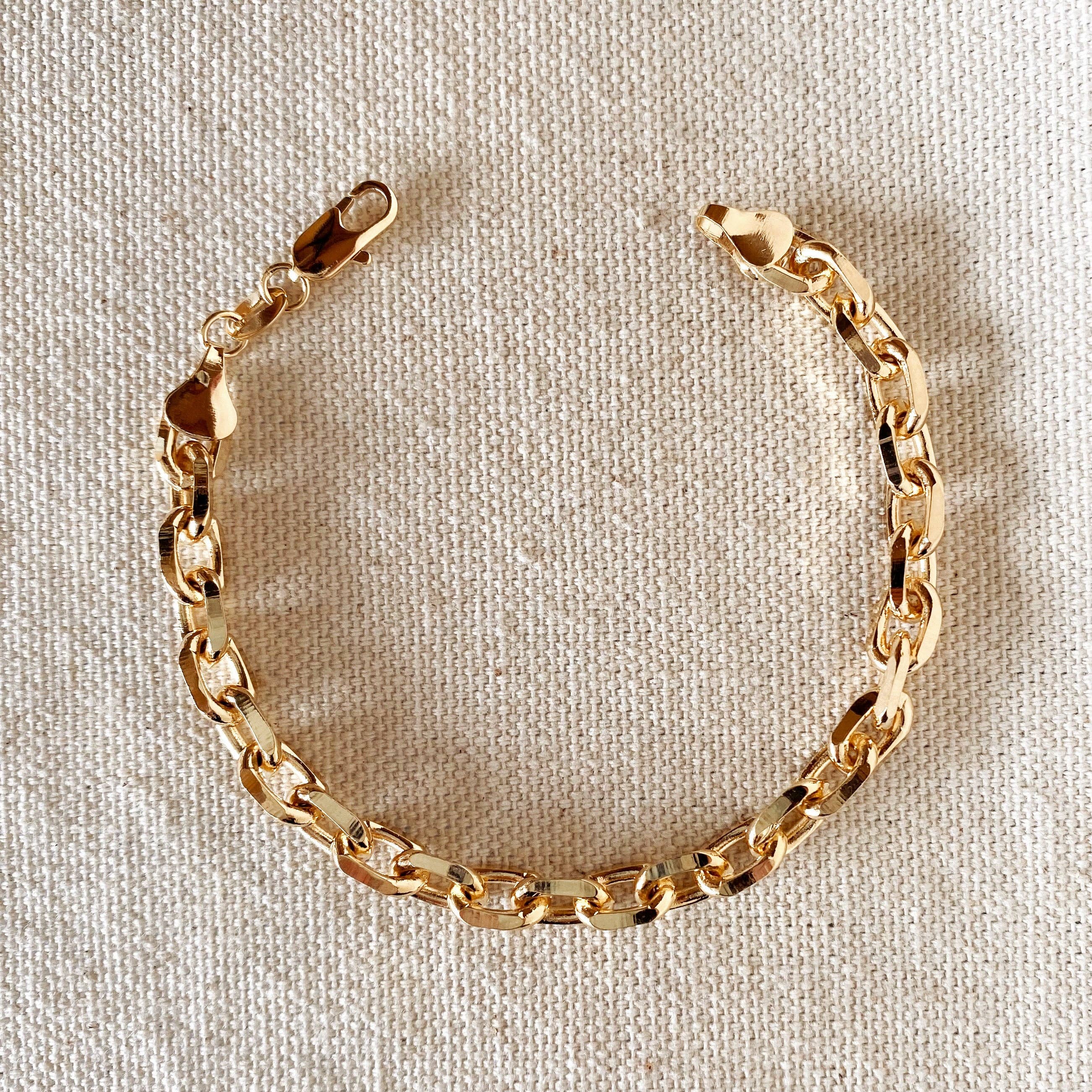 Gold Link Bracelet