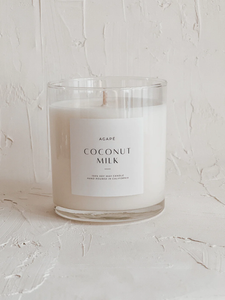 Soy Candle - Coconut Milk - Single Wick